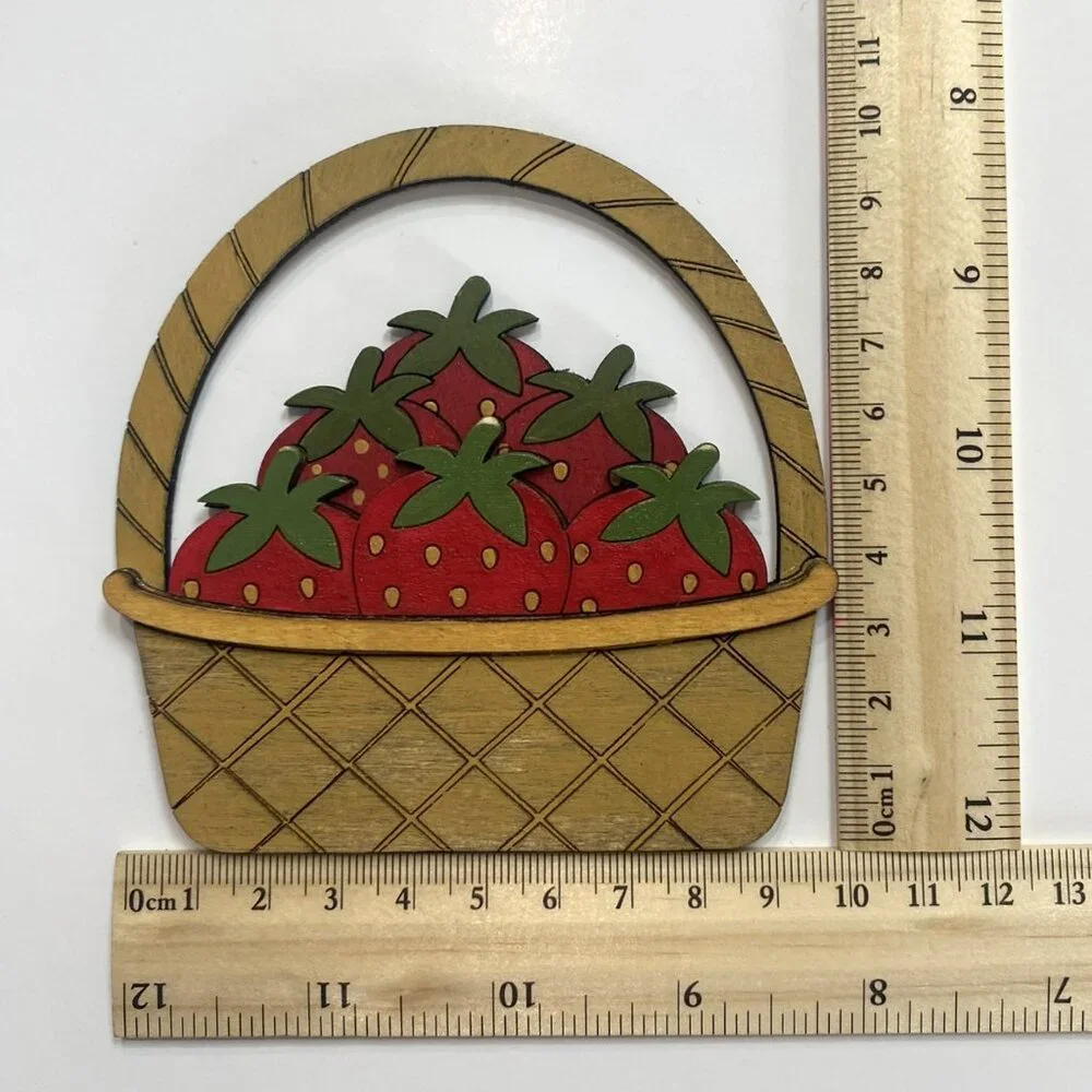 Handmade Tiered Tray Decor Summer Is My Jam 9 pieces Strawberries Vintage Truck - Picture 5 of 9